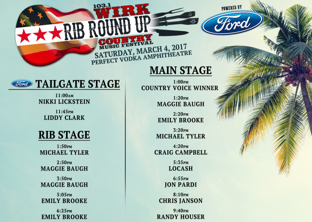 WIRK Rib Roundup West Palm Beach South Florida Country Music