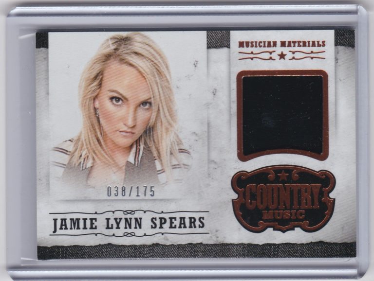 Jamie Lynn Spears 2015 Panini Country Music Musician Materials #M-JLS ...