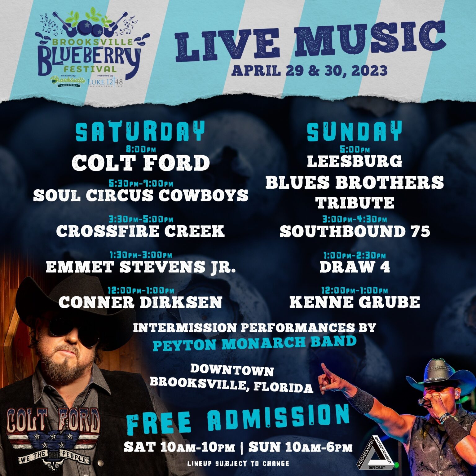 Blueberry Festival Brooksville South Florida Country Music