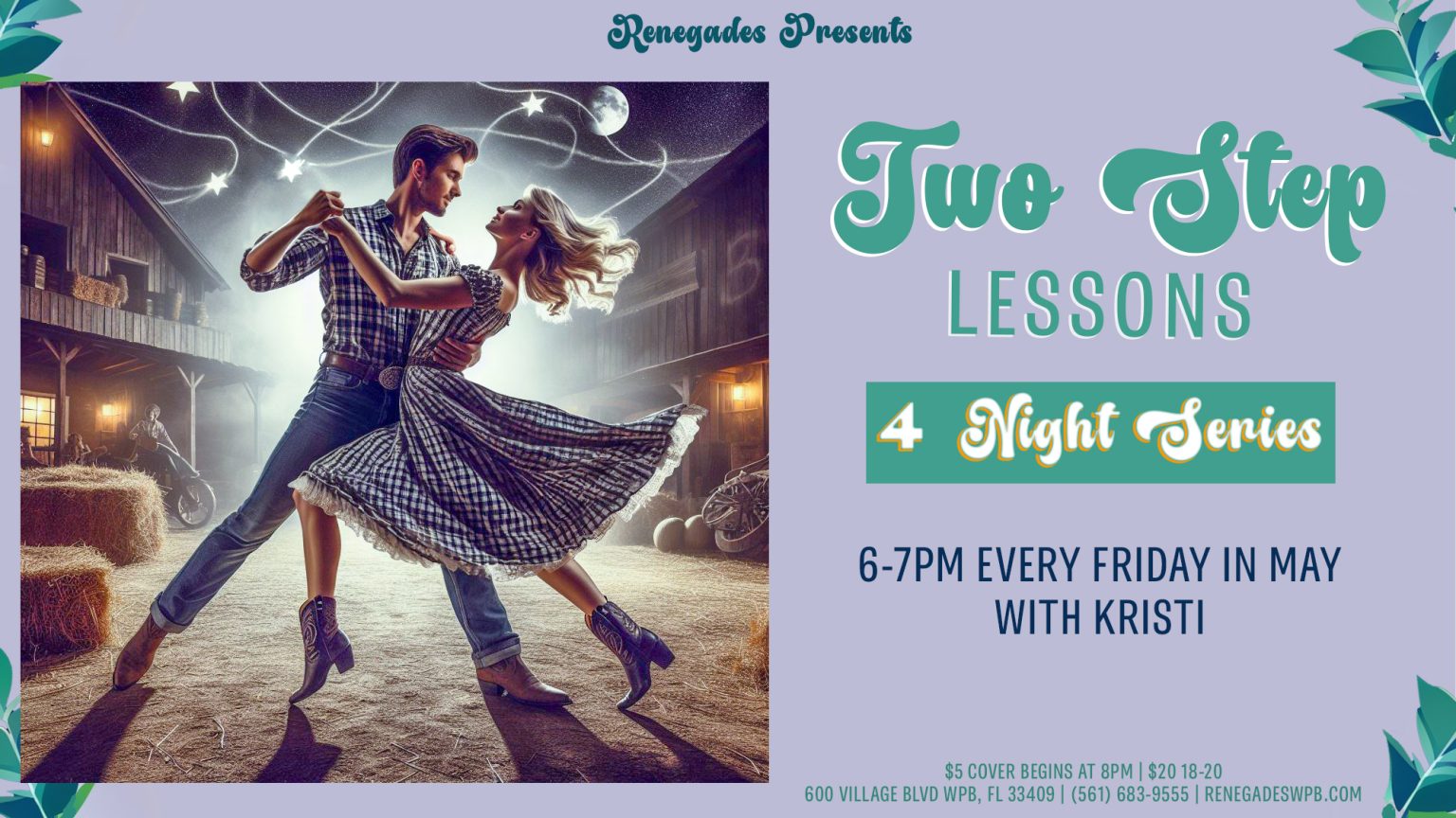 Two Step Lessons at Renegades - West Palm Beach
