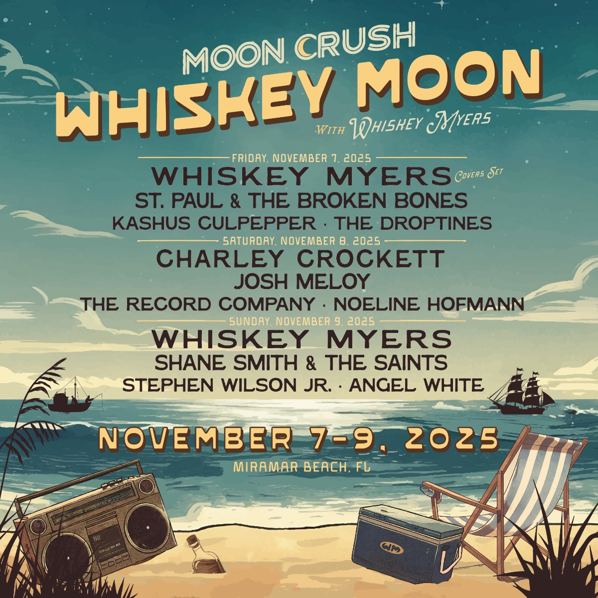 Moon Crush Whiskey Moon - Miramar Beach