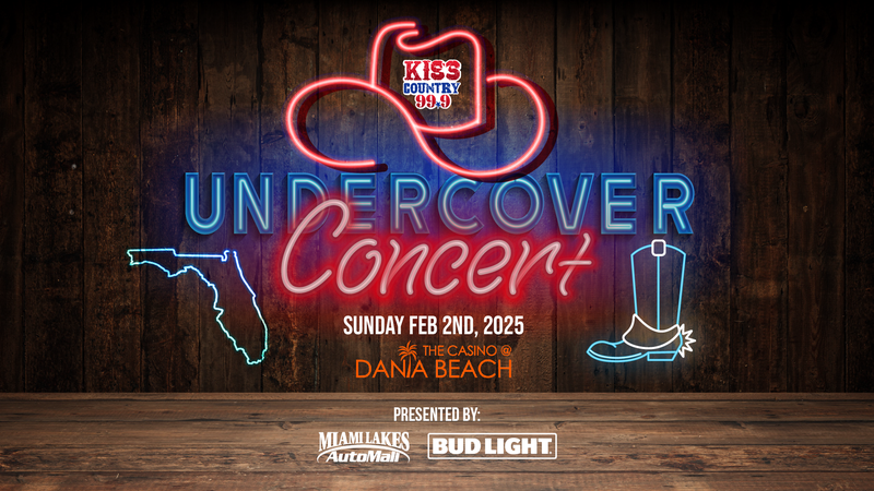 99.9 Kiss Country Undercover Concert - Dania Beach