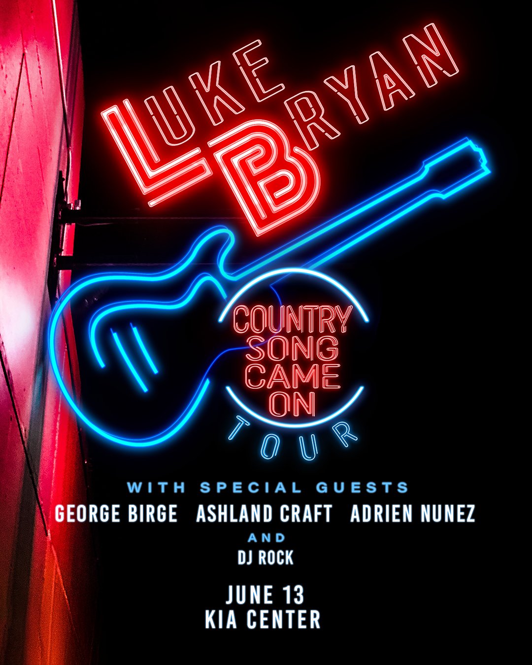 Luke Bryan, George Birge, Ashland Craft, Adrien Nunez - Orlando